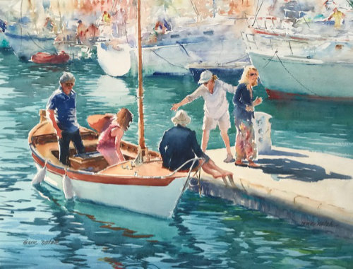 paint in Croatia with Marie Natale