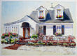 Marie Natale Watercolor Houses