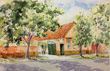 Marie Natale Watercolor Houses