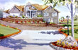 Marie Natale Watercolor Houses